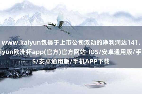 www.kaiyun包摄于上市公司激动的净利润达141.36亿元-kaiyun欧洲杯app(官方)官方网站·IOS/安卓通用版/手机APP下载