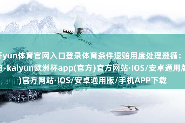 开yun体育官网入口登录体育条件退赔用度处理遵循：2024年11月15日-kaiyun欧洲杯app(官方)官方网站·IOS/安卓通用版/手机APP下载