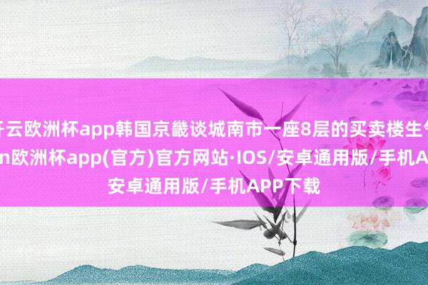 开云欧洲杯app韩国京畿谈城南市一座8层的买卖楼生气-kaiyun欧洲杯app(官方)官方网站·IOS/安卓通用版/手机APP下载