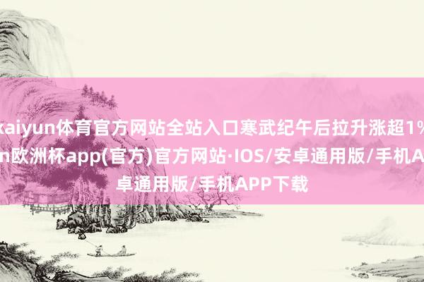 kaiyun体育官方网站全站入口寒武纪午后拉升涨超1%-kaiyun欧洲杯app(官方)官方网站·IOS/安卓通用版/手机APP下载