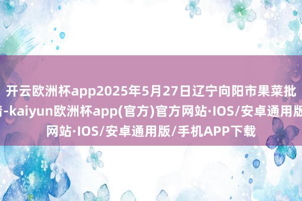 开云欧洲杯app2025年5月27日辽宁向阳市果菜批发阛阓价钱行情-kaiyun欧洲杯app(官方)官方网站·IOS/安卓通用版/手机APP下载