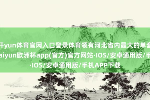 开yun体育官网入口登录体育领有河北省内最大的单套尿素系统-kaiyun欧洲杯app(官方)官方网站·IOS/安卓通用版/手机APP下载