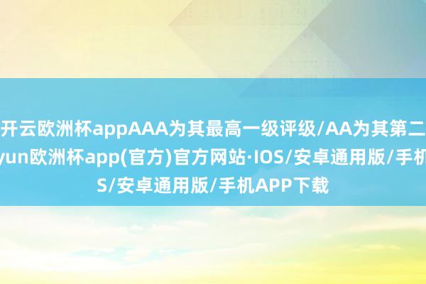 开云欧洲杯appAAA为其最高一级评级/AA为其第二档）-kaiyun欧洲杯app(官方)官方网站·IOS/安卓通用版/手机APP下载