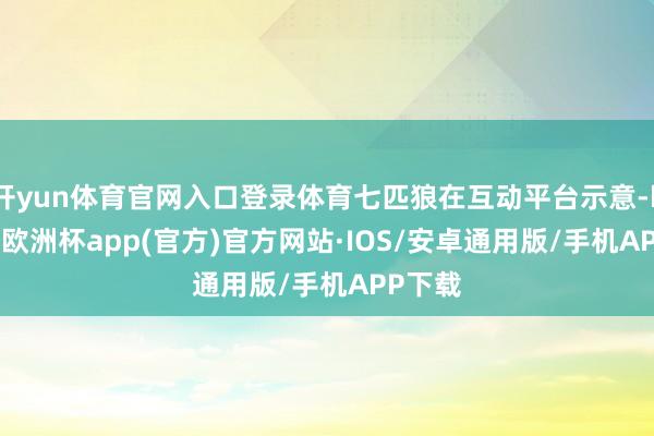 开yun体育官网入口登录体育七匹狼在互动平台示意-kaiyun欧洲杯app(官方)官方网站·IOS/安卓通用版/手机APP下载