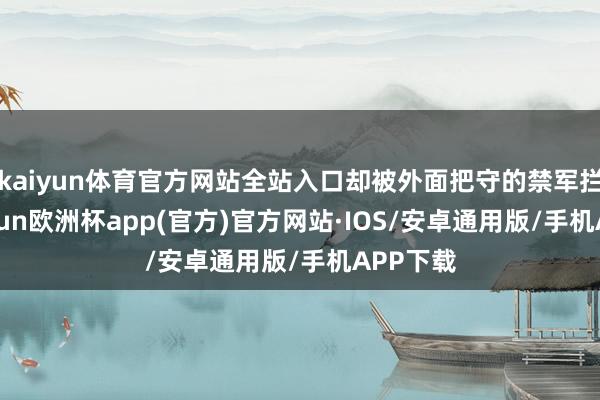 kaiyun体育官方网站全站入口却被外面把守的禁军拦住-kaiyun欧洲杯app(官方)官方网站·IOS/安卓通用版/手机APP下载