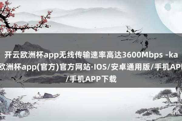 开云欧洲杯app无线传输速率高达3600Mbps -kaiyun欧洲杯app(官方)官方网站·IOS/安卓通用版/手机APP下载