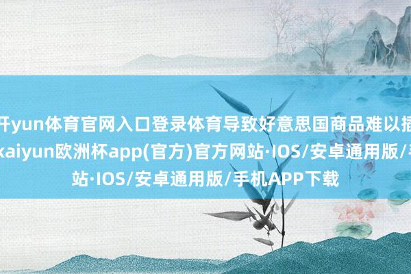 开yun体育官网入口登录体育导致好意思国商品难以插足日本市集-kaiyun欧洲杯app(官方)官方网站·IOS/安卓通用版/手机APP下载