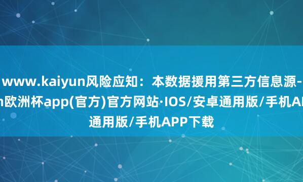 www.kaiyun风险应知：本数据援用第三方信息源-kaiyun欧洲杯app(官方)官方网站·IOS/安卓通用版/手机APP下载