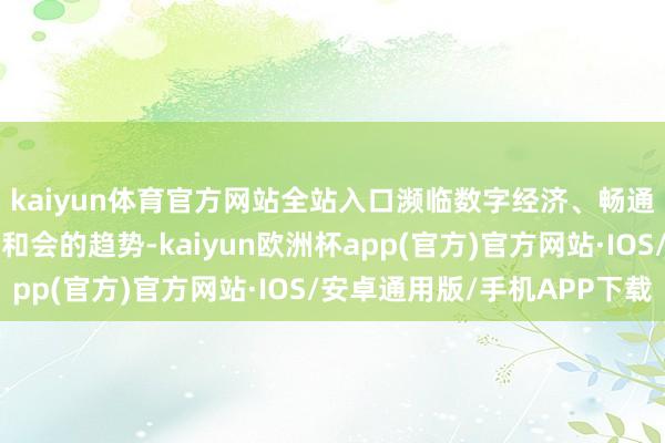 kaiyun体育官方网站全站入口濒临数字经济、畅通经济与城市发展深度和会的趋势-kaiyun欧洲杯app(官方)官方网站·IOS/安卓通用版/手机APP下载